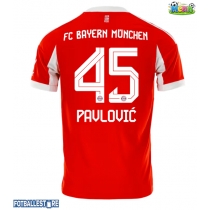 Bayern Munich Aleksandar Pavlovic #45 Hjemmedrakt 2025-26 Kortermet